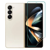 Samsung Galaxy Z Fold 6 Premium Ön+Arka Body Şeffaf Ultra koruyucu Nano Jelatin thumbnail 3