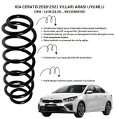 Standart Yay ST102001R - 2018-2021 Kia Cerato Arka Helezon Yay Takımı (2 Adet) - 1