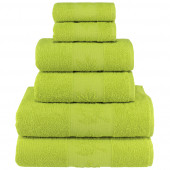 Yaprak 100% Pamuk Banyo Havlu Seti 12 Adet, 4 Banyo Havlusu, 4 El Havlusu, ve 4 Yüz Havlusu, -Comfort- Açık Lime,Lime - 6