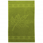 Textile Colors Yaprak Desenli 100 Pamuk Banyo Havlu Seti 6 Adet, 2 Banyo Havlusu, 2 El Havlusu, ve 2 Yüz Havlusu, -Comfort- Lime, - 4