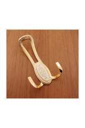 Selen Portmanto Askılık Sarı Yaldızlı Vestiyer Dolap Kapı Büyük - 1