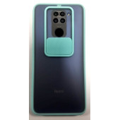Xiaomi Redmi Note9 Kamera Sürgülü Korumalı Buz Silikon Kapak - 2