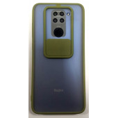 Xiaomi Redmi Note9 Kamera Sürgülü Korumalı Buz Silikon Kapak - 3
