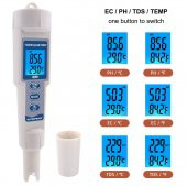 AEK-Tech PH-3508 4'ü 1 arada PH Metre TDS EC ve Sıcaklık Ölçer thumbnail 3