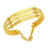 22 Ayar Dorikalı Kaburga Bilezik 30 Gram - 1