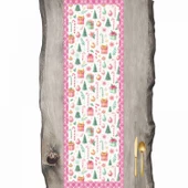 Yılbaşı, Noel, Christmas Pembe Yılbaşı ve Süsler Ranır - Runner - 1