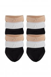 Özten Kadın 12li Paket Bambu Bikini Külot - 7