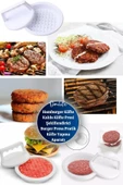 Hamburger Köfte Kalıbı Köfte Presi Şekillendirici Burger Press Pratik Köfte Yapma Aparatı thumbnail 1