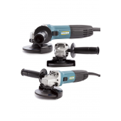 BAUER Alman 2000 W Sjs Çift Metal Şanzuman Avuç Içi Taşlama Makinesi 125 Mm Blue - 1