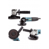 BAUER Alman 2000 W Sjs Çift Metal Şanzuman Avuç Içi Taşlama Makinesi 125 Mm Blue - 2