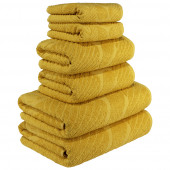 Textile Colors Zürafa Desenli 100 Pamuk Banyo Havlu Seti 6 Adet, 2 Banyo Havlusu, 2 El Havlusu, ve 2 Yüz Havlusu, -Elegance- Kiremit, thumbnail 1