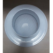 TEMMENFEZ MUTFAK ASPİRATÖR FAN MENFEZİ RÜZGAR ÖNLEYİCİ TEREKLİ İÇ ÇAP 100 MM RENK BEYAZ - 5