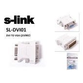 S-Link Sl-Dvı01 Dvı 24+5 M To Vga 15 F Çevirici - 1
