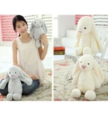 Uyku Arkadaşım Uzun Kulak Bunny Peluş Tavşan 65 cm thumbnail 6
