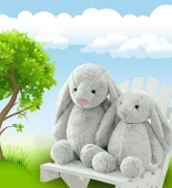 Uyku Arkadaşım Uzun Kulak Bunny Peluş Tavşan 65 cm thumbnail 8