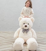 Papyonlu Sevimli Büyük Peluş Ayıcık, 130 cm - % 100 YERLİ - 9