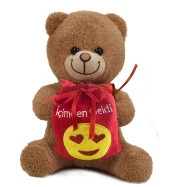 Çikolatalı "İçimden Geldi" Temalı Sevimli BOZ Ayı thumbnail 4