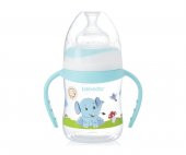 Bebedor Desenli Geniş Ağız Kulplu Biberon 150 Ml - 1