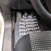 Kupon Desen Araç İçi Halı Paspas-Kaydırmaz Taban-Universal Her Araca Uyumlu-Yıkanabilir - 3