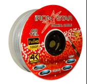İRONSTAR 4801 RG6U4 48 TEL 100 METRE ANTEN KABLOSU 100MT - 1