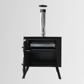 Nurgaz NG OKZN Kuzineli Şömine - Soba - Fırın thumbnail 5