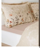 Özdilek Ranforce Çift Kişilik Nevresim Takımı Ramas Secas KREM thumbnail 2