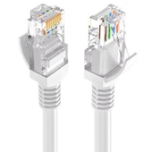 Powermaster PM-7959 Gri Cat5 3 Metre Ethernet Network Kablosu Jack Soketli Hazır İnternet Kablosu - 6