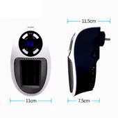 Ayt Powermaster PM-20327 500 Watt Priz Tipi Uzaktan Kumandalı Taşınabilir Isıtıcı Zamanlayıcı Otomatik Kapanma - 2