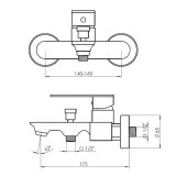 GPD Altın Banyo Mutfak Lavabo Bataryası Provido MBB155-A*MLB156-A*MTE155-A thumbnail 2