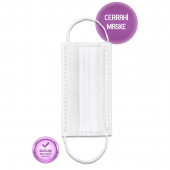 Poetic Naturel Tip 2R Cerrahi Maske Beyaz 100 Adet Maske - 10'lu Poşet - 5