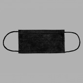 Tip 2R Cerrahi Maske Siyah 100 Adet Maske - 10'lu Poşet - 5