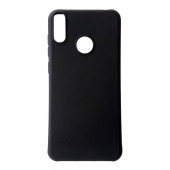 Huawei Y7 2019 Ruber Case Yumusak Slikon Kilif Siyah - 1