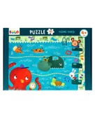 40 Parça Yer Puzzle Yüzme Yarışı - 1