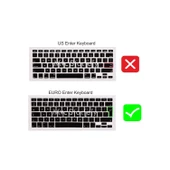 MacBook Air 11 Arapça Klavye Koruyucu A1370 A1465 Uyumlu Esnek Silikon Toz Koruma Kaplama thumbnail 2