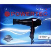 Powertec TR-601/TR-601S Turbo Profesyonel 2500 W Saç Kurutma Makinesi Siyah - 3