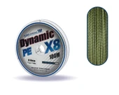 Captain Dynamic Soft PE 8 Örgü İp Misina 100mt Yeşil  0.50 mm - 1