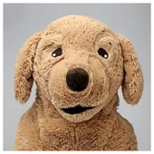IKEA Gosig Yumuşak Peluş Oyuncak Köpek, 70 Cm - 5