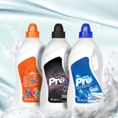 Komple Bakım Sıvı Çamaşır Deterjanı Renkliler Beyazlar Ve Siyahlar İçin 3x3000ml - 1