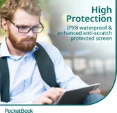 PocketBook InkPad 4 | 7,8ʺ E-Ink E-Kitap Okuyucu | Metinden Sese Fonksiyonu | Dahili Hoparlör | Ayarlanabilir Akıllı Işık | IPX8 Su Geçirmez | Stardust Silver thumbnail 5