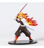 Anime Figür Demon Slayer Kyojuro Rengoku Karakter Figür Oyuncak Biblo 17 cm thumbnail 1