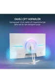 Gamepower Vivid T50 27" 1500R Curved Rgb Beyaz 200Hz 0.5Ms Fhd 2X2w Speaker Va Gaming Monitör (Sıfır Ölü Piksel Garantili) thumbnail 8