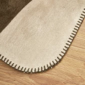 Karaca Home Leaf Tek Kişilik Pamuklu Battaniye Haki - 5