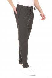 Erkek Beli Bağcıklı Fermuarlı Spor Jogger Pantolon - 4