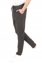 Erkek Beli Bağcıklı Fermuarlı Spor Jogger Pantolon - 6