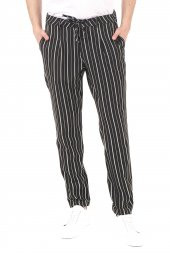Erkek Beli Bağcıklı Fermuarlı Spor Jogger Pantolon - 8