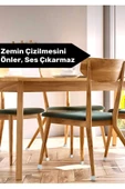 12 Adet Masa Ve Sandalye Ayak Koruyucu Çizdirmez Beyaz Kaydırmaz Silikon - 4