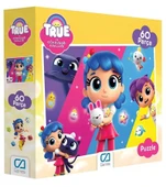 True ve Gökkuşağı Krallığı 60 Parçalı Puzzle - Mavi Su Dünyası - 1