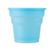 Roll-Up Party Dreams Parti Davet Piknik Renkli Plastik Sert Mika Bardak - Turkuaz - 25'li Paket thumbnail 2