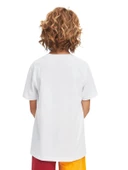 Galatasaray Lisanslı Logolu Beyaz Çocuk T-shırt - 5