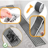 4 Mt 12 Cm Kesilebilir Yapışkanlı Çok Amaçlı Süzgeç Bant Gider Süzgeci Ve Sineklik Yaması Tamir Kiti - 1